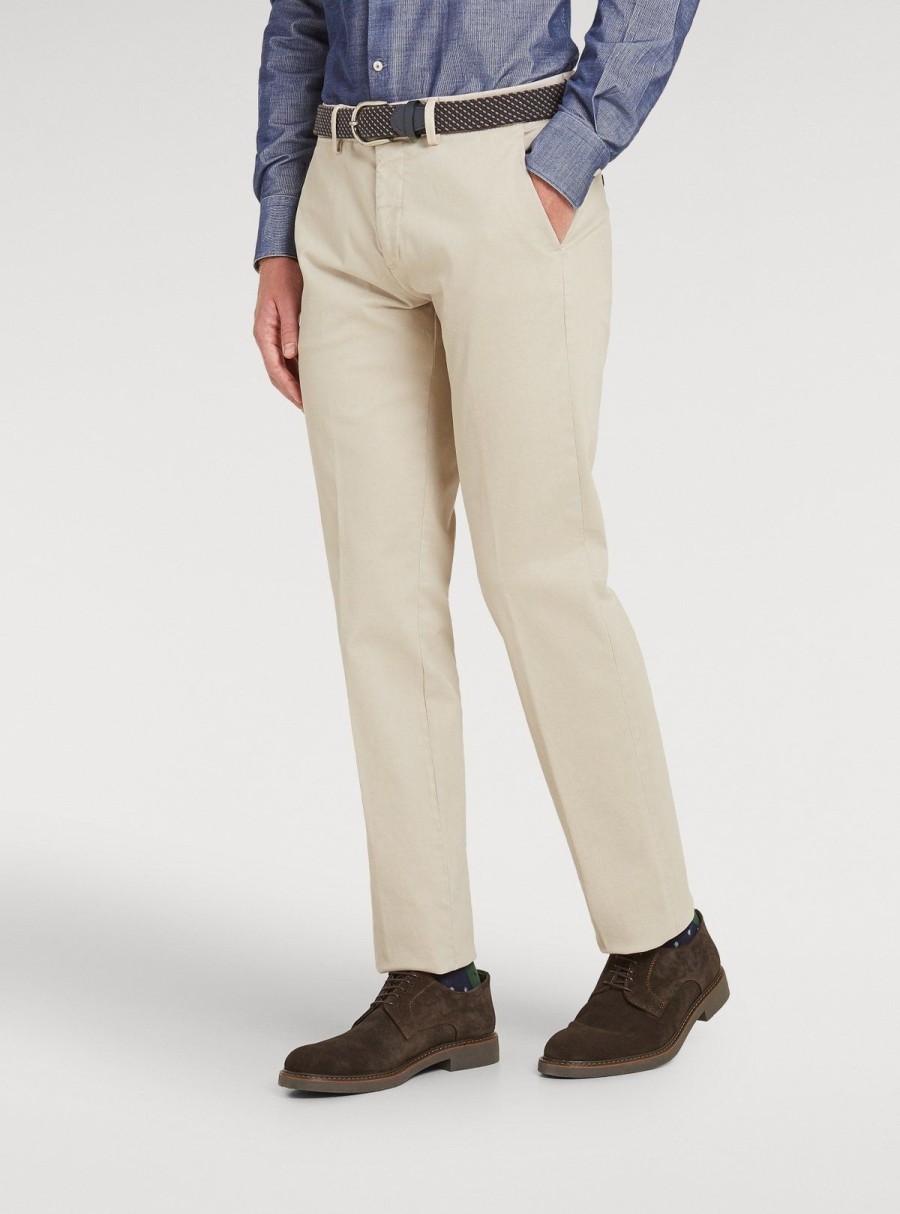 Abbigliamento Spada Roma | Chinos Gabardine Beige