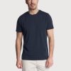 Abbigliamento Spada Roma | T-Shirt In Cotone Tinta Unita Dark Blue