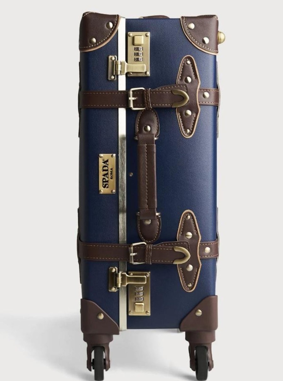 Borse & Valigie Spada Roma | Trolley Blu E Marrone Nevy/Brown